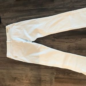 Paige Bootcut White Jeans